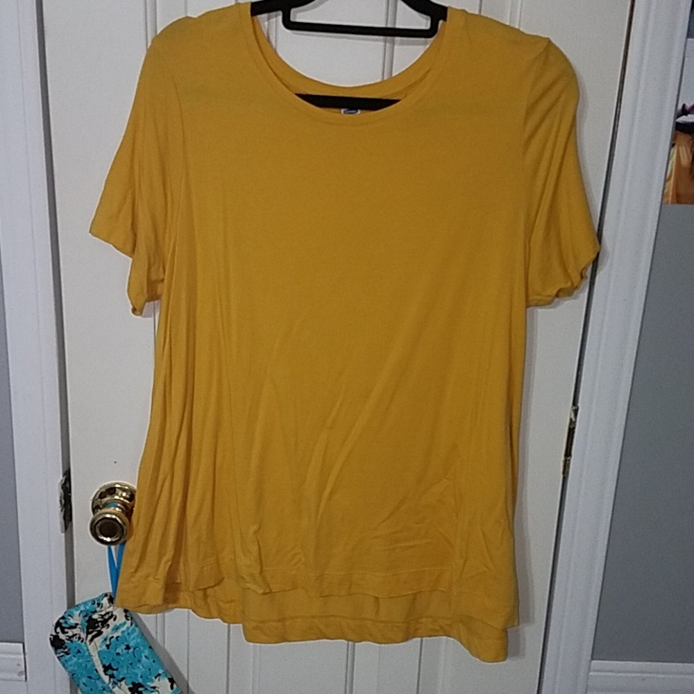 solid yellow shirt